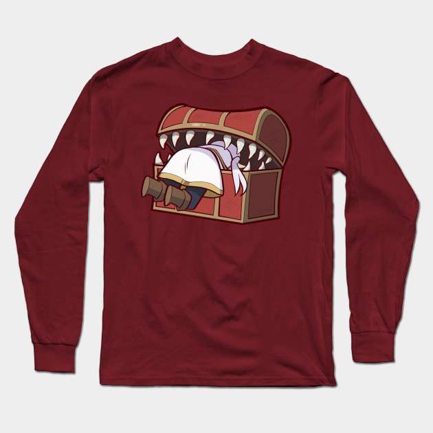 FRIEREN - Frieren eaten by Mimic Long Sleeve T-Shirt by Despuntater